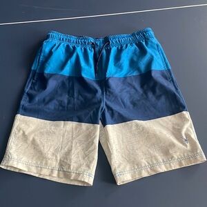 Spyder Swim Trunks - YL 14/16 - Blue & White Stripe - Great Condition